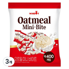 윈보이 오트밀 미니 바이트, 1kg, 3개