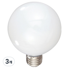 DS 球泡 G80 燈泡 白色 10W LED10W, 3個, 燈泡色