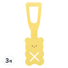 바잇미 강아지 젤리곰 웁스클립 배변봉투 홀더, 바나나, 1개입, 3개