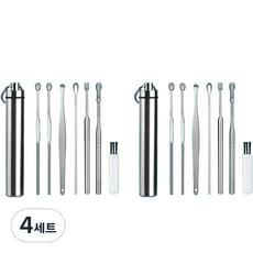 데일리리빙 스테인리스 귀이개 세트, 4세트