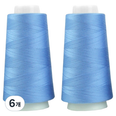 UNIQUE Premium OWL Coresa 45支2股縫紉線, 16 天空藍, 6個