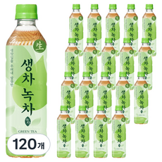 웅진 생차 녹차, 500ml, 120개