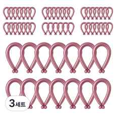 피앤비유니티 요술풍선 50p 세트, 메탈 로즈레드, 3세트