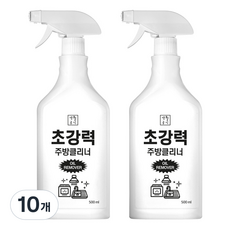 생활공식 초강력 주방클리너, 500ml, 10개