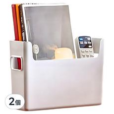 KEYWAY 聯府 PET開放式罝物盒, 白色, 2個