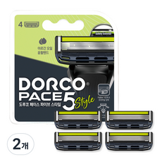 Dorco Face 五款 5 型剃須刀片, 4件, 2盒