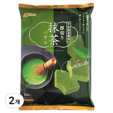 MARUKIN 丸金 眾社 �抹茶年輪蛋糕, 2個, 150g
