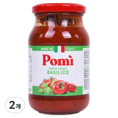 Pomi 羅勒義大利麵醬, 400g, 2個