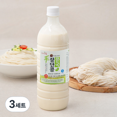 프레시오늘 신선냉장 껍질째 손수 영양가득 파주장단콩국수 생소면 밀키트 2인분 세트, 1.146kg, 3세트