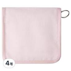 거친언니 휴대용 응급 처치 의약품 보관 가방 핑크 소형, 4개