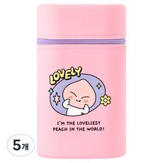 카카오프렌즈 KF 세이치즈 실리콘 스탠딩 필통, 5개, 어피치