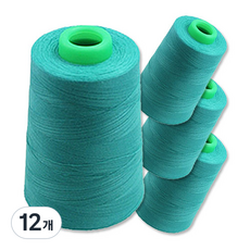縫紉線 60S/3 5000m, 0853 綠松石, 12入