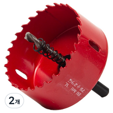 지오비즈 바이메탈 홀쏘 75mm + 휴대용 케이스, 2개