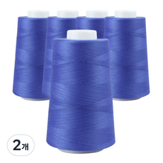 OWL 40支2股 縫紉線 5入, 藍色, 2套