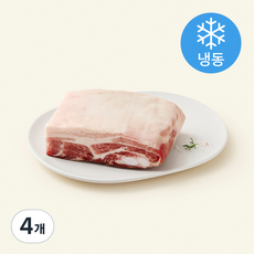 드라이에이징 한돈 통삼겹살(냉동), 700g, 4개