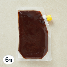 저당 바베큐소스, 500g, 6개