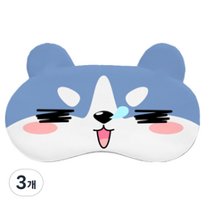 KODACHIEF 수면안대 KB23 조절 버클 밴드 19.5 x 9.5 cm, 3개