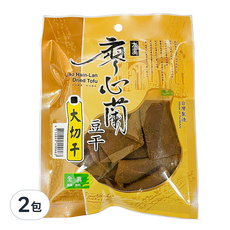 大溪廖心蘭豆干 老道大切干, 100g, 2包