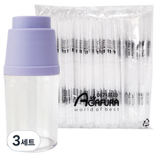 아가프라 스위티 요구르트 빨대컵 + 빨대 240p, 80ml, 3세트, 퍼플