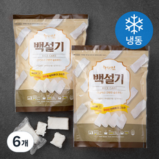 착한떡 우유백설기 (냉동), 45g, 10개입, 6개