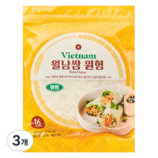 원형 월남쌈, 300g, 3개