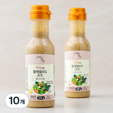 사랑과정성 사랑담은 참깨샐러드소스, 220g, 10개
