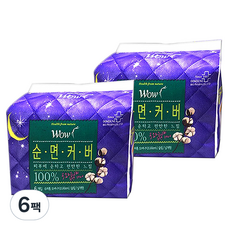 Dongsung 東星 Wow翅膀型夜用衛生棉, 43cm, 6片, 6包