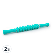 다쇼룸 휘어지는 종아리 다기능 마사지 봉, 2개, 블루