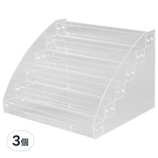 Tree Stalina 6層壓克力指甲油展示架, 3個, 單一顏色