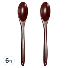 原木漆藝料理木製拌炒匙 小, 單一顏色, 6個
