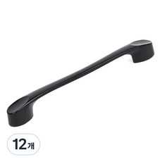 이누데코 인덱스 블랙 가구손잡이 128mm, 12개