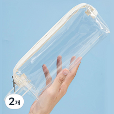 deLi 得力 多功能透明大容量收納包 66600, 白色, 2個