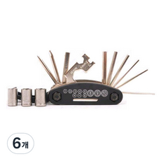 自行車輪胎多功能維修工具組, 6個