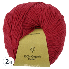 GAZZAL Ancora's 有機編織線, 2個, 429 酒紅色