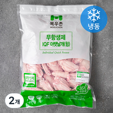 목우촌 무항생제 인증 IQF 아랫날개 (냉동), 2kg, 2개