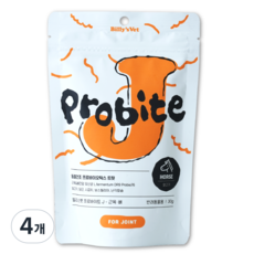 빌리스벳 반려동물 프로바이트 영양제, 뼈/관절강화, 30g, 4개