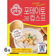 오뚜기 포테이토 컵스프, 72g, 6개