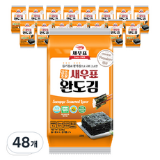 새우표 완도 프리미엄 도시락김, 4g, 48개