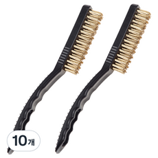 코멧 홈 손잡이가 편한 철 브러쉬, 블랙, 10개