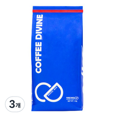 커피디바인 스위트블렌드 원두커피, 1kg, 3개