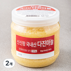 신신팜 국내산 다진마늘, 900g, 2개