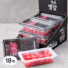 삼광 뚜껑이 있는 적초생강, 80g, 18개