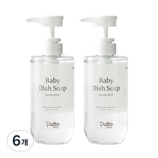 putto Hauz洗碗機清潔劑 綠色水果香, 500ml, 6個