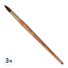 루벤스 아트브러쉬 777 수채화 혼합모일본모, 20호, 3개