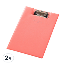 DOnG-A Pms 皮革封面板夾 A4, 2個, 玫瑰紅色