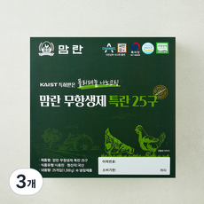 맘란 무항생제 인증 특란 1.5kg, 3개, 25구