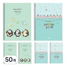 YOUNG ART 國小國語10格線圈筆記本, 50個, 隨機出貨