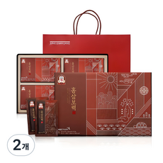 正官庄 6年根紅蔘濃縮飲隨身包 20包入+購物袋組, 1L, 2個