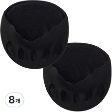 발가락 패드 블랙 10g, 1개입, 8개