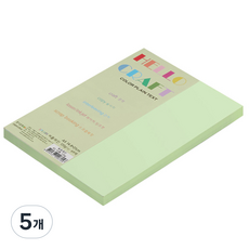 뉴씨플레인 종이문화 친환경 양면색상지 No2 연비취, 500개